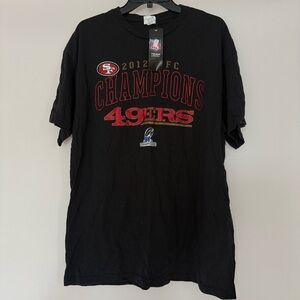 MWT NFL Red 49ers Champions Graphic Tee